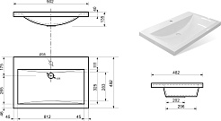 Misty Раковина мебельная Эстет Монако 90 – фотография-3